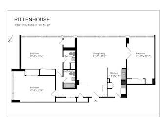  Floor Plan 3 Bedroom 2 Bathroom